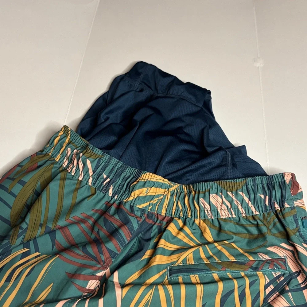 Goodfellow & Co Tropical Leaf Swim Trunks -80sku